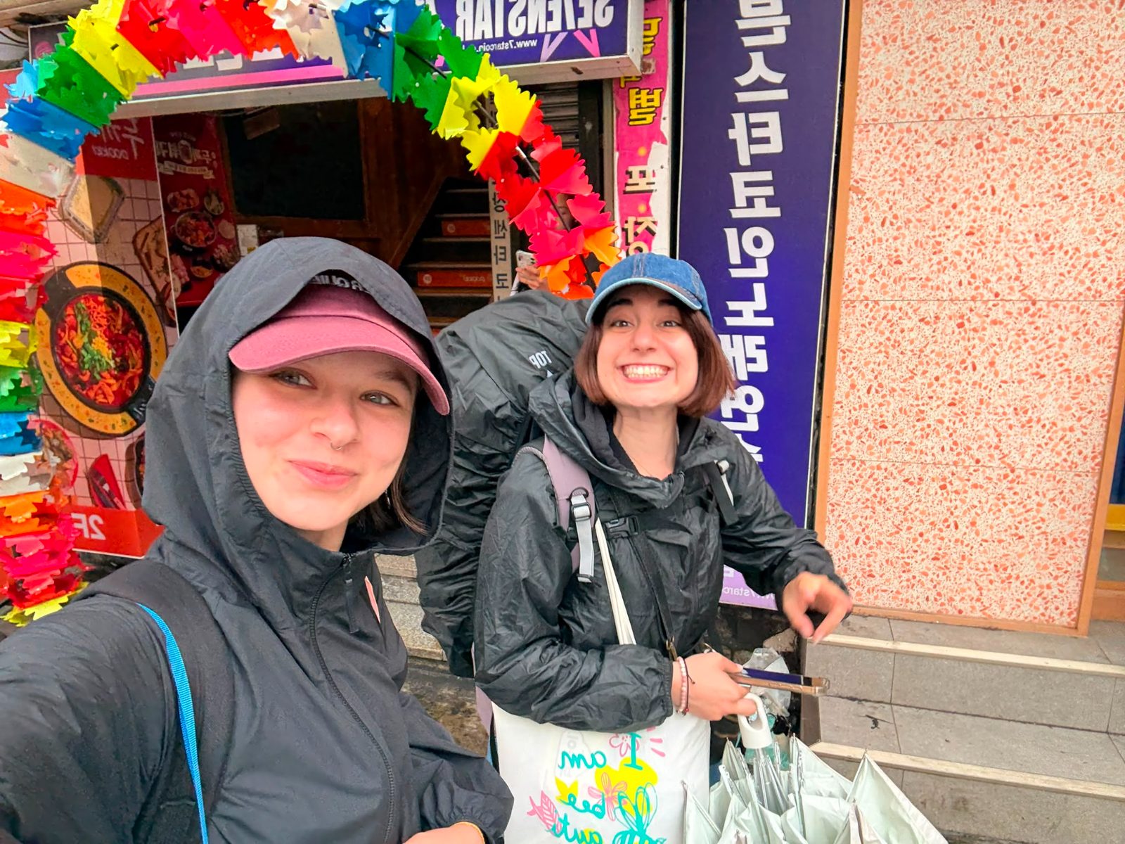 Travelers on a street in Seomyeon, Busan